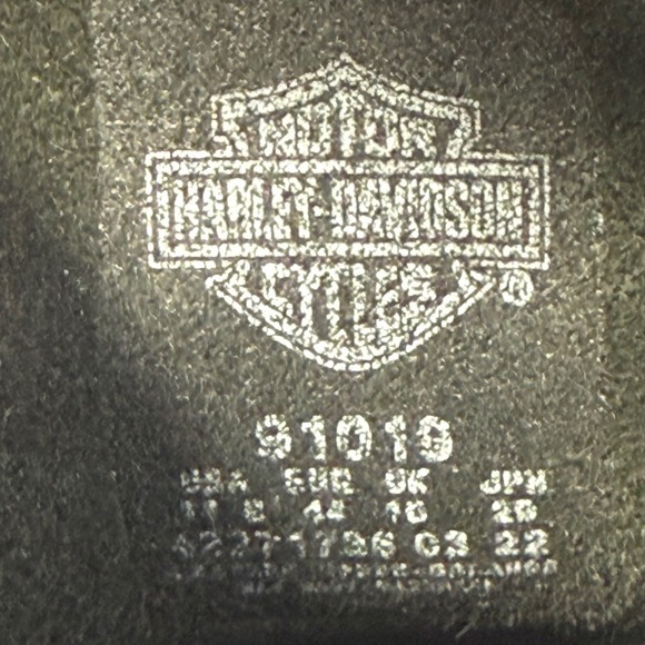 Harley Davidson 91019 Eagle Harness Boots Black Leather Mens 11 M - Picture 4 of 10